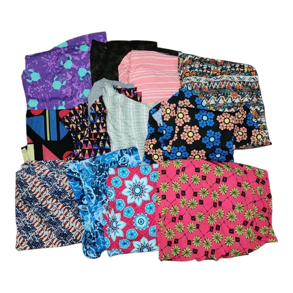 Lularoe Lot of 12 Tops Dresses Womens XXS Irma Julia Maxi‎ Colorful Comfort